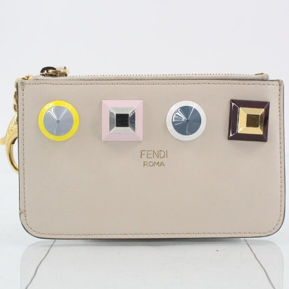 Good Condition Fendi Key Case Coin Case Multi Studs - Picture 1 of 10